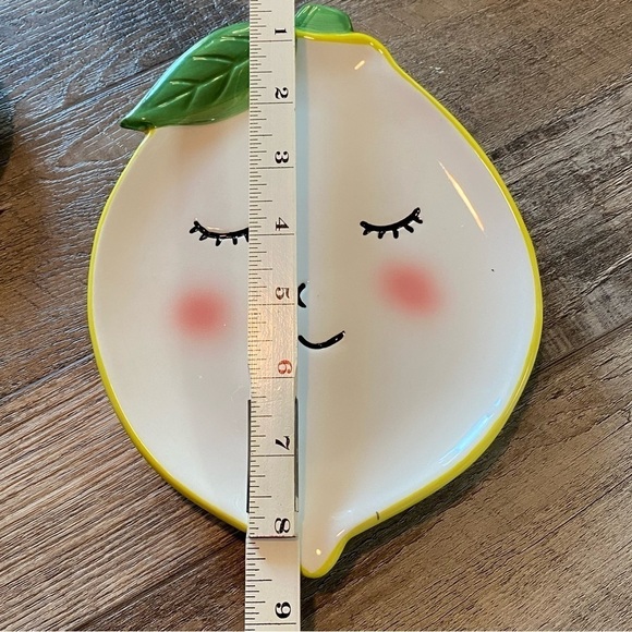 PEAR & LEMON Ceramic Pair of Small Wall Art Hanging - Picture 7 of 12